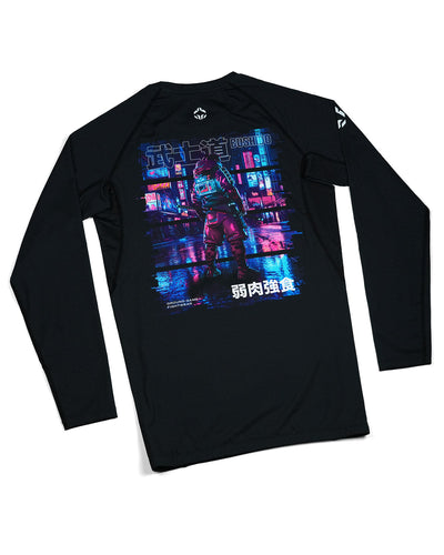 Rashguard Cyber Samurai cu mânecă lungă