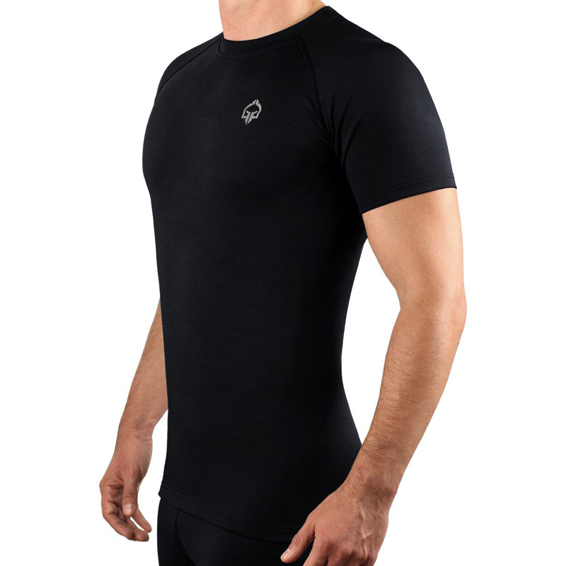 Rashguard Essential Platinum z krótkim rękawem