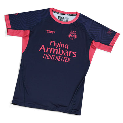 Rashguard FC Armbar cu mânecă scurtă (bleumarin)