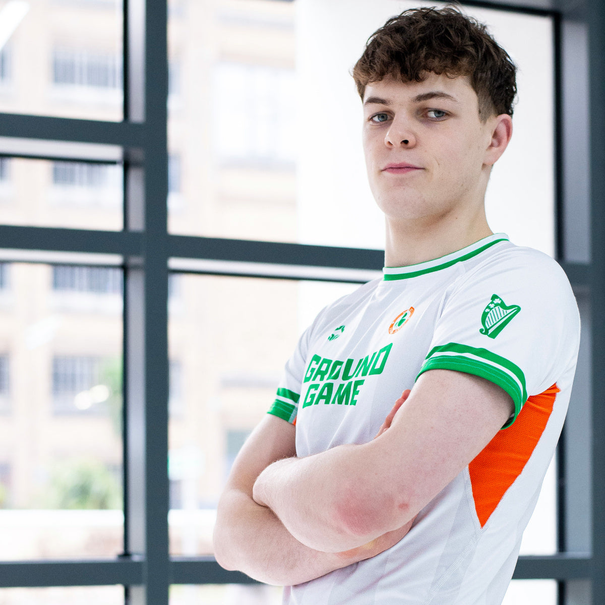 Rashguard Irlanda 2.0 cu mânecă scurtă (Alb)