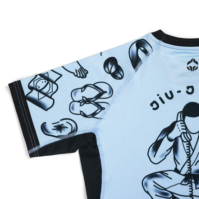 Rashguard Jiu-Jitsu is Calling x Noize, mânecă scurtă