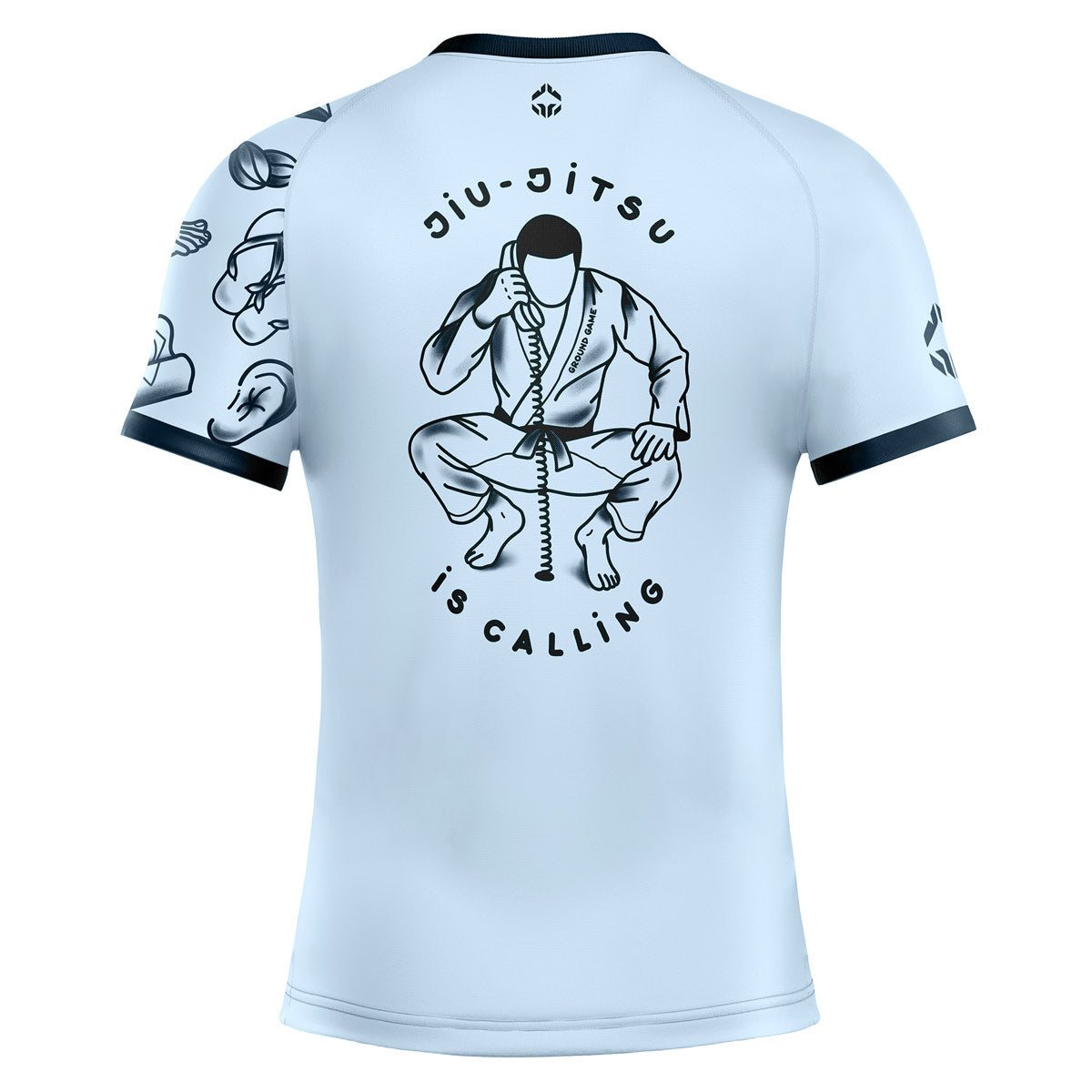 Rashguard Jiu-Jitsu is Calling x Noize, mânecă scurtă