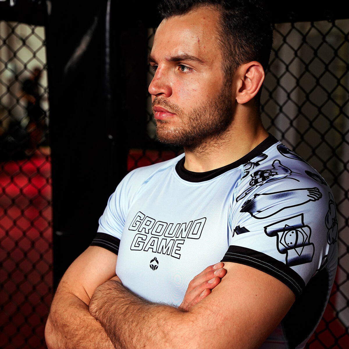 Rashguard Jiu-Jitsu is Calling x Noize, mânecă scurtă