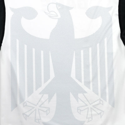 Rashguard Germania cu mânecă scurtă (alb)