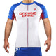 Rashguard Slovacia cu mânecă scurtă (alb)