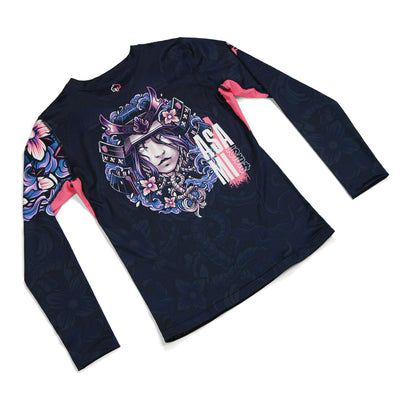 Rashguard de damă Asami cu mânecă lungă