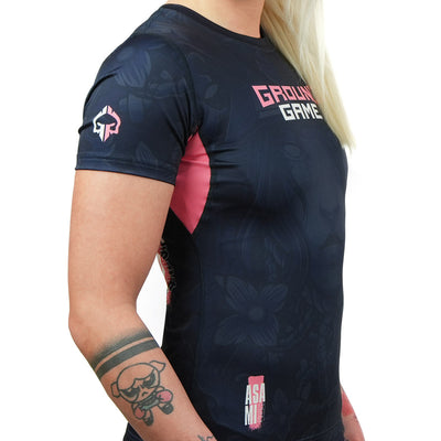 Rashguard pentru femei Asami cu mânecă scurtă