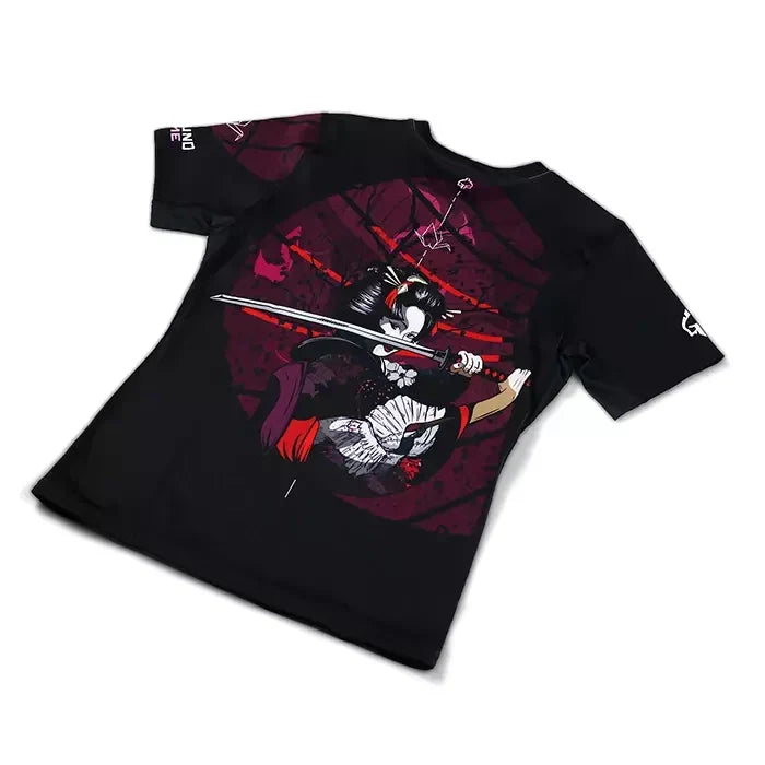 Rashguard damă Tsuru Warrior cu mânecă scurtă