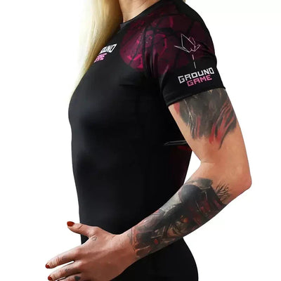 Rashguard damă Tsuru Warrior cu mânecă scurtă