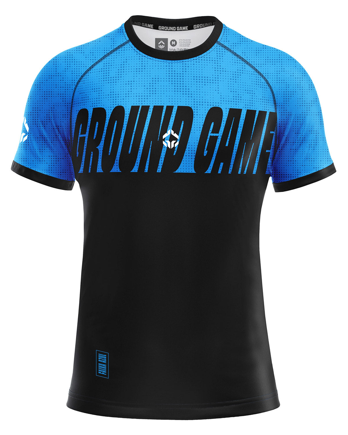 Rashguard de BJJ pentru competiții 2.0 IBJJF (Albastru)