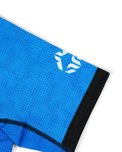 Rashguard de BJJ pentru competiții 2.0 IBJJF (Albastru)