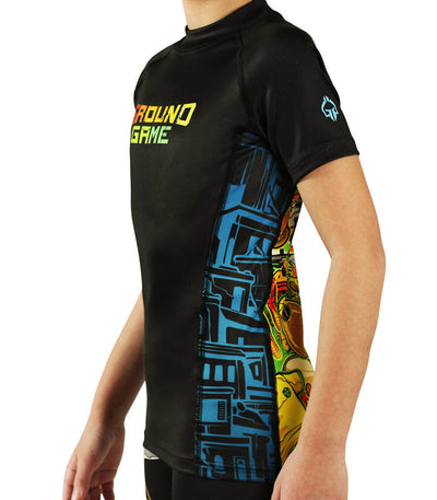 Rashguard pentru copii Brasil Kids cu mânecă scurtă