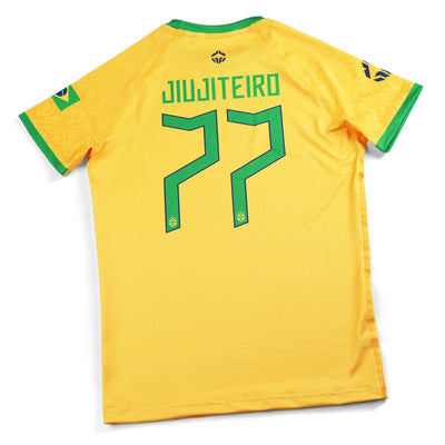 Rashguard pentru copii Brazil Football, mânecă scurtă
