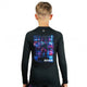 Rashguard pentru copii Cyber Samurai Kids, mânecă lungă