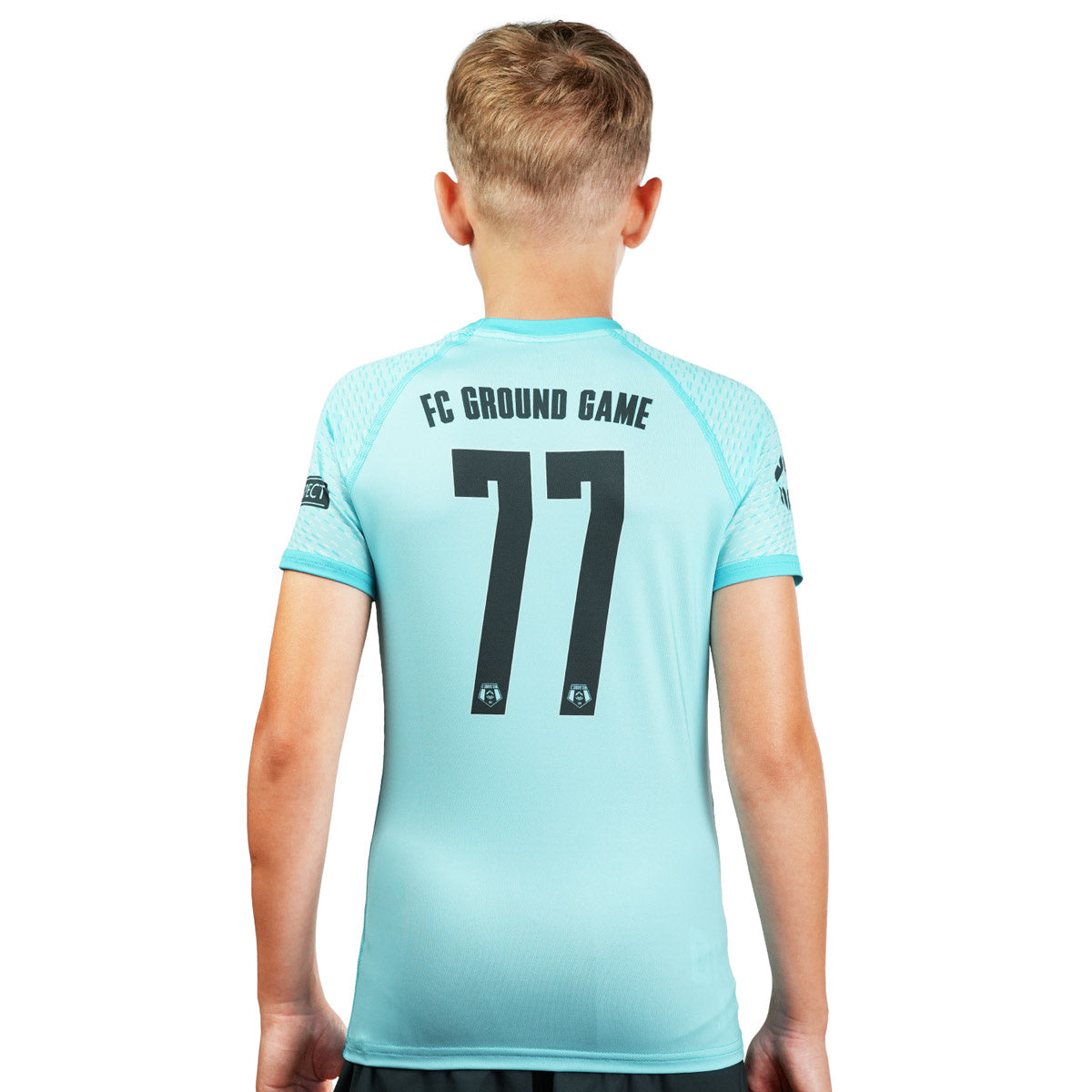 Rashguard pentru copii FC Armbar cu mânecă scurtă (Mentă)