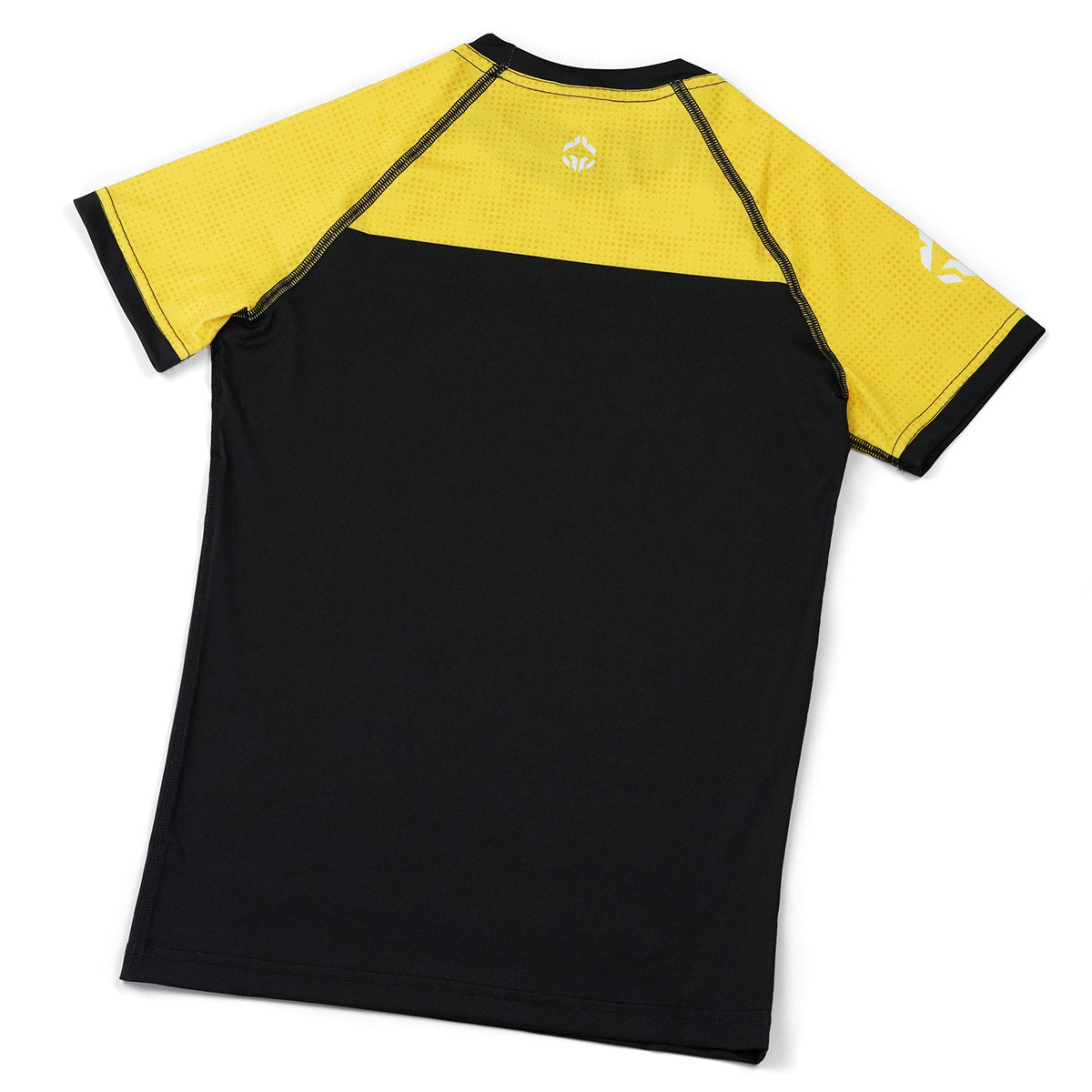 Rashguard pentru copii IBJJF Kids cu mânecă scurtă (Galben)
