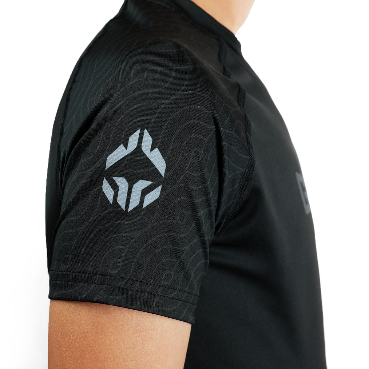 Rashguard pentru copii Samurai Shadow mânecă scurtă