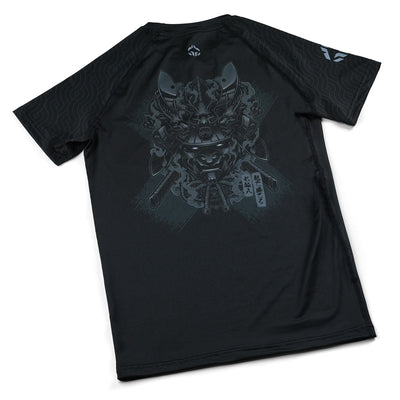 Rashguard pentru copii Samurai Shadow mânecă scurtă