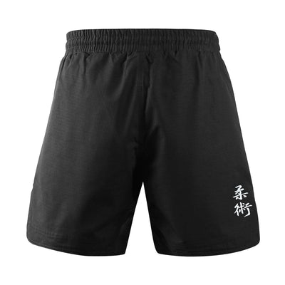 Pantaloni scurți MMA Jiu Jitsu din ripstop (Negri)