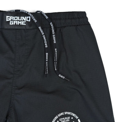 Pantaloni scurți MMA Jiu Jitsu din ripstop (Negri)