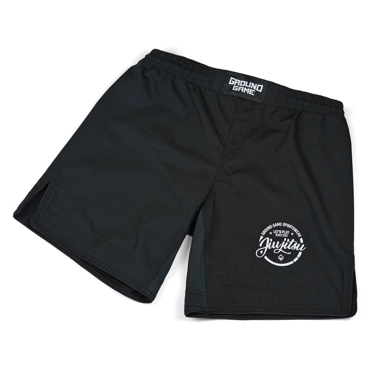 Pantaloni scurți MMA Jiu Jitsu din ripstop (Negri)