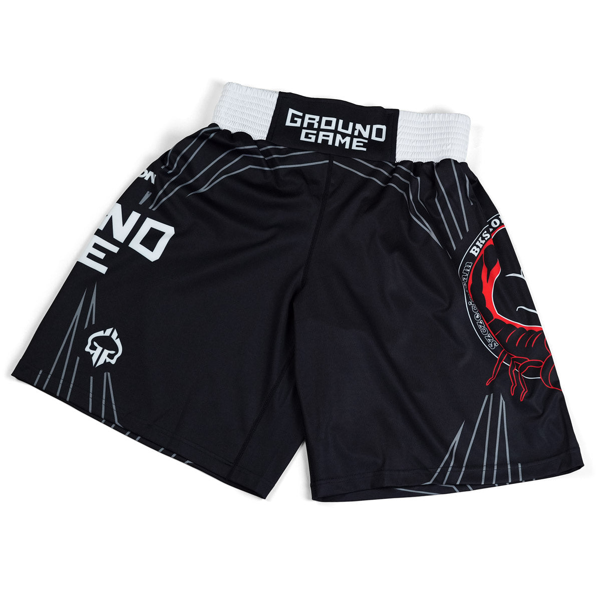 Pantaloni scurți de box BKS Skorpion (Negri)