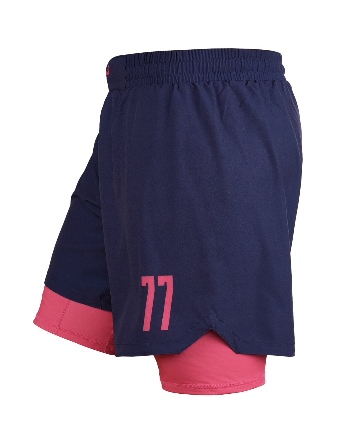 Spodenki treningowe 2 w 1 FC Armbar (granatowe)