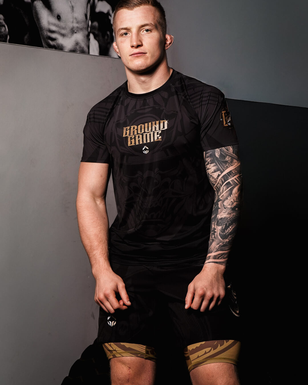 Pantaloni scurți de antrenament 2 în 1 Oni Samurai