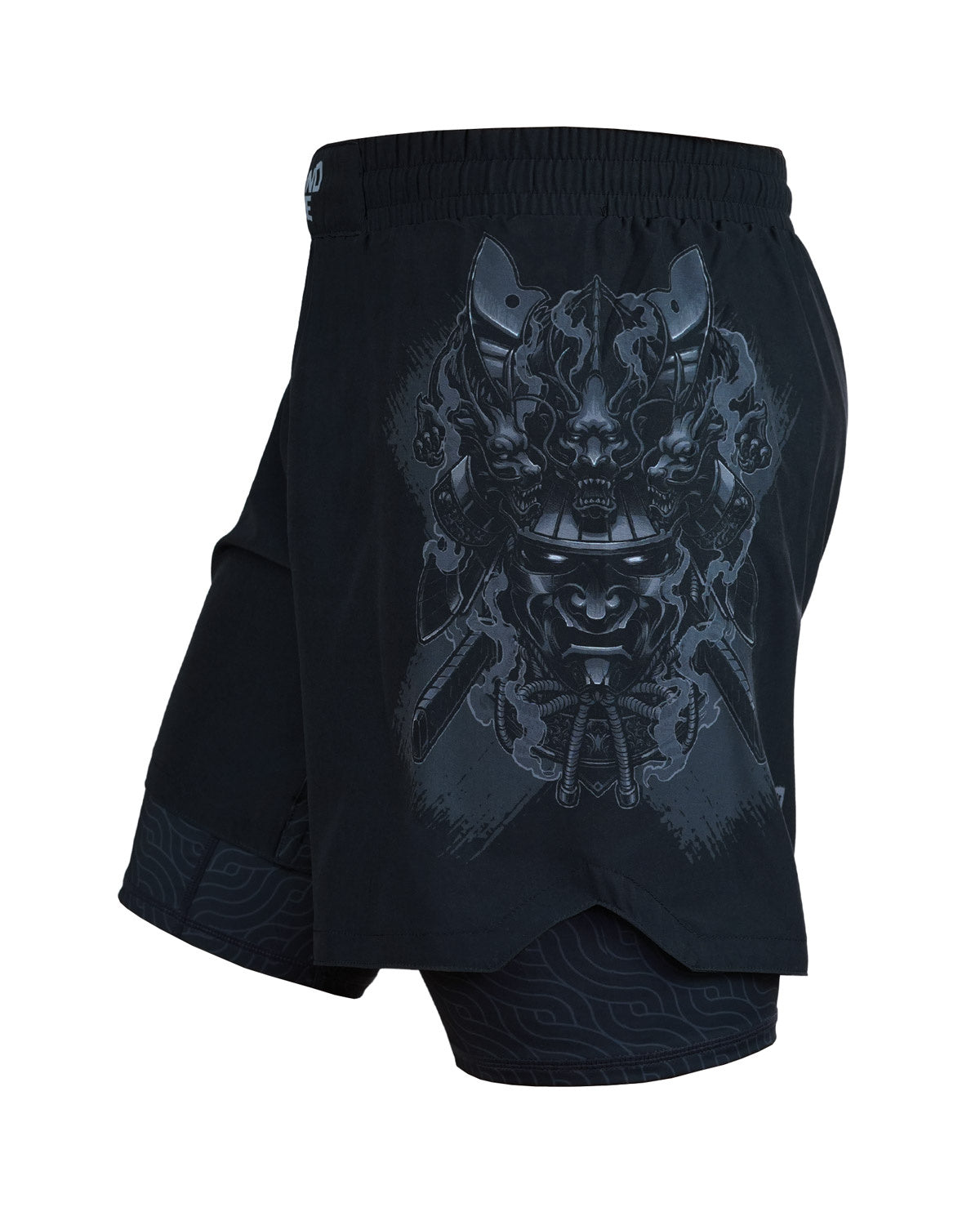 Pantaloni scurți de antrenament 2 în 1 Samurai Shadow