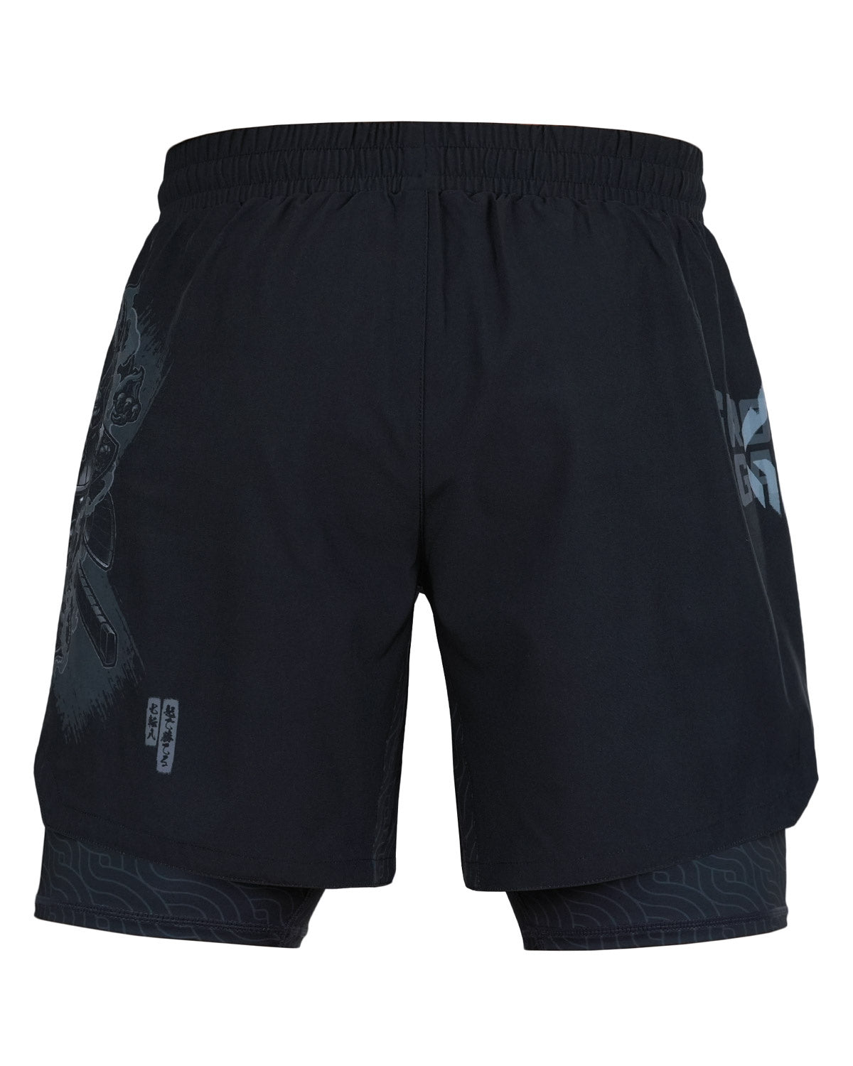 Pantaloni scurți de antrenament 2 în 1 Samurai Shadow