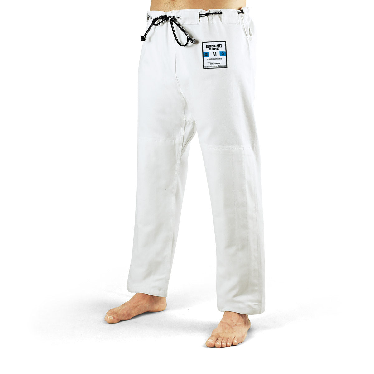 Pantaloni Breaker 2.0 pentru kimono BJJ (Albi)