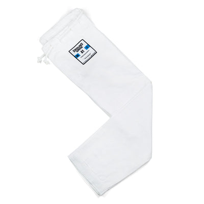 Pantaloni Breaker 2.0 pentru kimono BJJ (Albi)