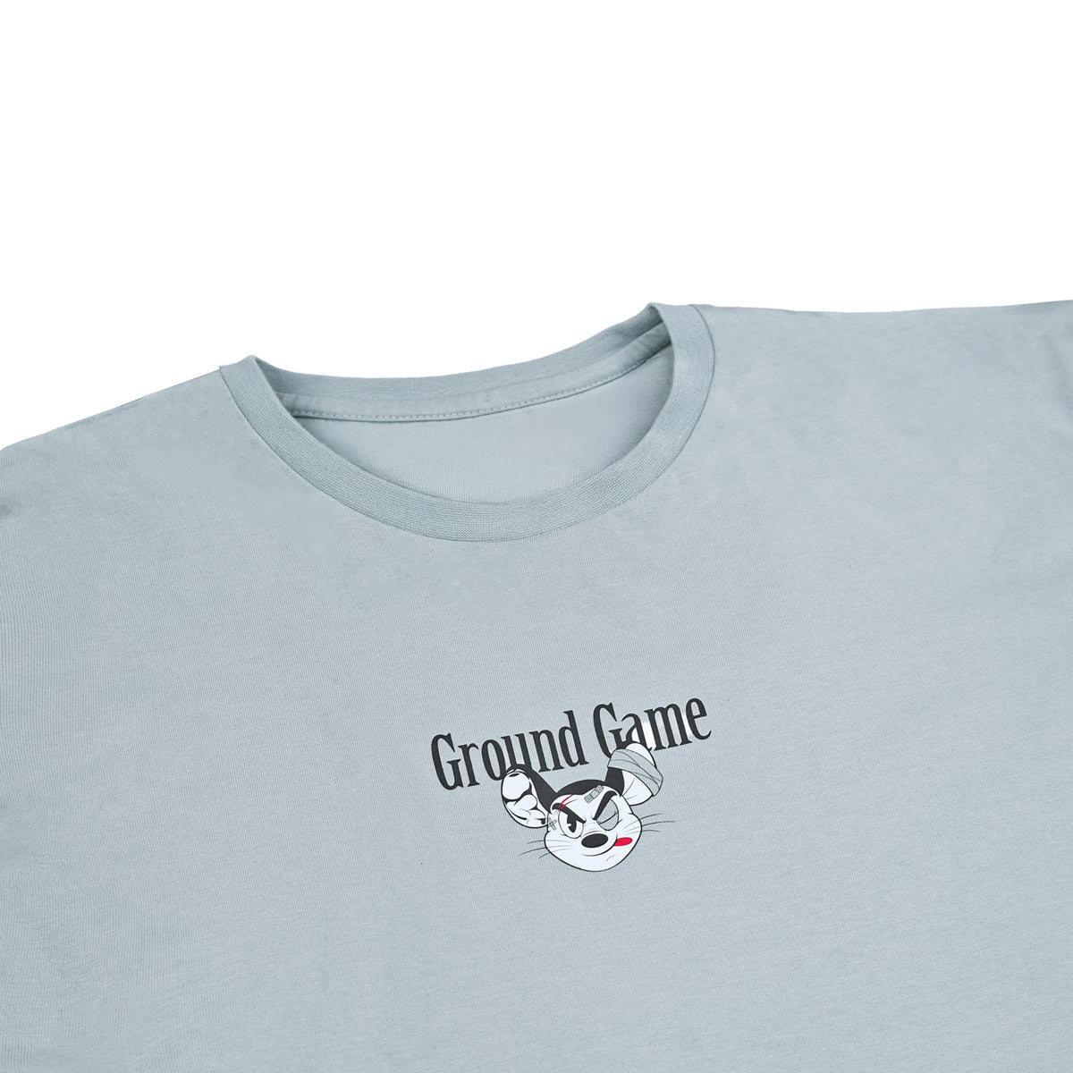 Tricou Almighty Mouse Oversize (Albastru-gri)