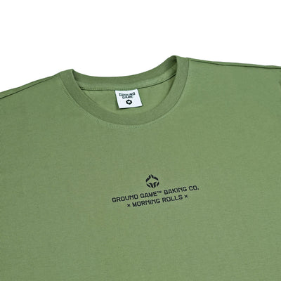 Tricou GG Bakery Oversize (kaki)