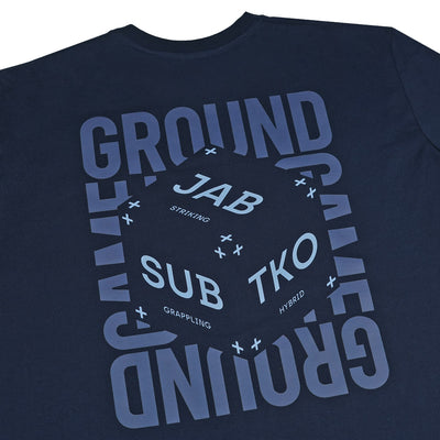 Tricou Game Theory Oversize (Bleumarin)