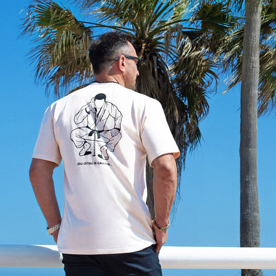 Tricou Jiu-Jitsu is Calling x Noize Oversize (Bej)