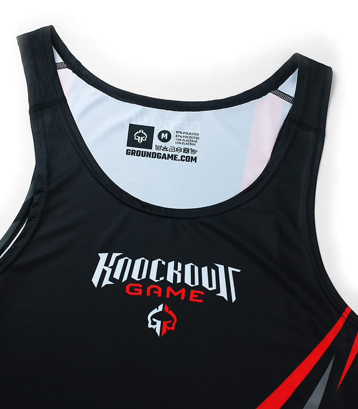 Maiou de box Knockout Game (negru)