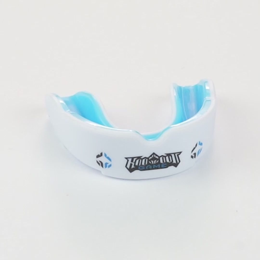 Protecție dentară Logo (albă)