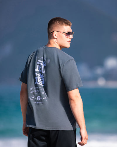 Tricou Budo Oversize (Antracit)