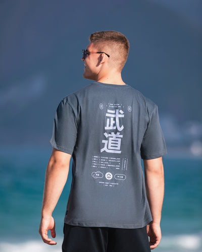 Tricou Budo Oversize (Antracit)