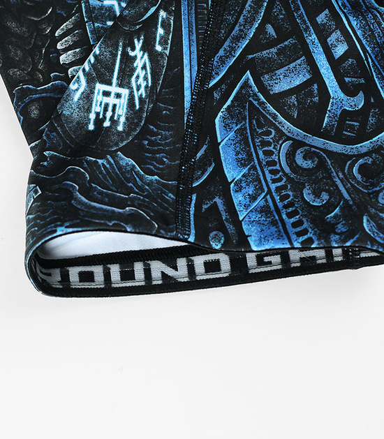 Pantaloni scurți de compresie Vale Tudo Viking Ground Game negru