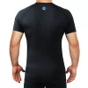 Rashguard pentru bărbați cu mâneci scurte Athletic Classic Ground Game negru