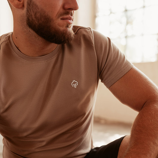 Tricou pentru bărbați Minimal 2.0 Ground Game bej închis