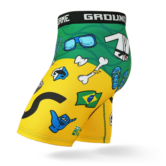 Pantaloni scurți de compresie Vale Tudo Copacabana Ground Game