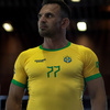 Rashguard Brazil Football mânecă scurtă Ground Game