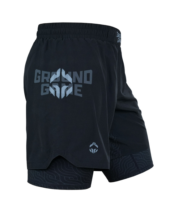 Șorturi de antrenament 2-în-1 Samurai Shadow