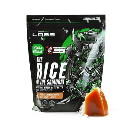 Vegan proteine The Rice of the Samurai (caramel sărat) Ground Game Labs 700 g