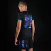 Rashguard pentru copii cu mâneci scurte Cyber Samurai Ground Game