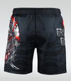 Pantaloni scurți sport pentru copii Samurai 2.0 Kids Ground Game negru