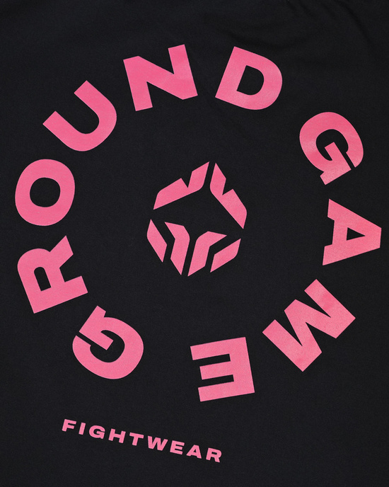 Tricou pentru bărbați Round 1 Oversize Ground Game negru